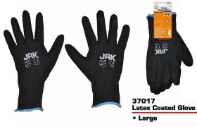 Quality Non Slip Work General Purpose Latex Coated Gloves - Large