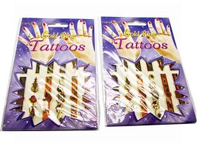 TEMPORARY FASHION TATTOOS - GOLD RING