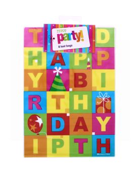 PARTY LOOT BAGS 8 PACK