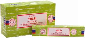 Satya Incense Sticks - Tulsi - 15 grams - Pack of 12