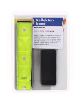 REFLECTIVE LED BAND WITH BATTERY