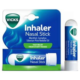 Vicks Fast Relief Inhaler Nasal Stick 0.5ml 12 pack