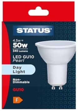 Status LED GU10 Pearl Bulb - 4.5W - Day Light