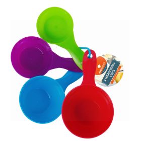 EVERY CHEF MEASURING CUPS - ASSORTED COLOURS AND SIZES - PACK OF 4