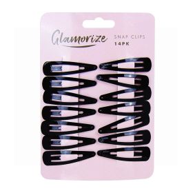GLAMORIZE CLIPSTRIP SNAP CLIPS - PACK OF 14