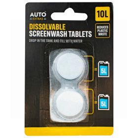 AUTO EXTRAS DISSOLVABLE SCREENWASH TABLETS - PACK OF 2