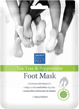 151 Escenti Cool Feet Tea Tree & Peppermint Foot Mask