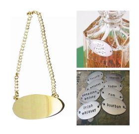 GOLD  DECANTER TAGS