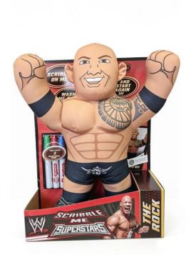 WWE Scribble Me Superstars Toy - The Rock