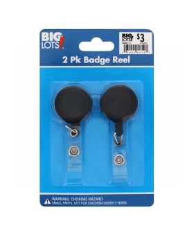 BADGE REEL KEY CHAIN 2 PACK