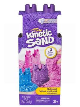 Kinetic Sand Shimmer Castle Tub - Pack of 3