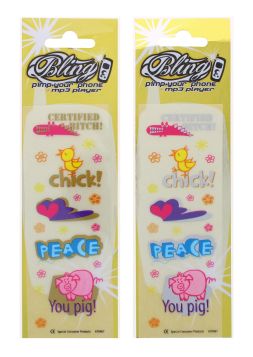 BLING STICKER PEACE