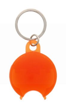 COIN HOLDER ORANGE KEYCHAIN