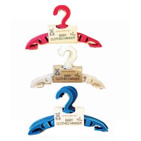 Baby Clothes Hangers - Assorted Colours - Colours May Vary - Pack Of 8