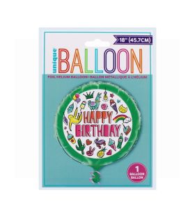 18IN FOIL HELIUM FUN BIRTHDAY BALLOON