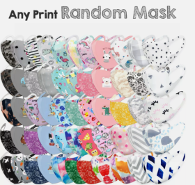 Children Fashion Face Mask - Reusable - Assorted Colours & Designs