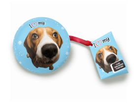 I Love My Pet - Xmas Peanut Butter Big Bauble - Filled With Candy Sticks - 80G - Exp: 06/2026