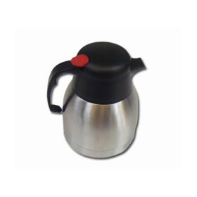 Stainless Steel Insulated Vacuum Tea / Coffee / Flask Pot 1 Litre - Designs And Colours May Vary