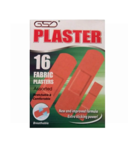 GSD Fabric Plasters - Assorted - Pack of 16