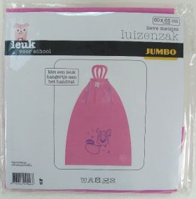 NON WOVEN SPORTS DRAWSTRING BAG PINK