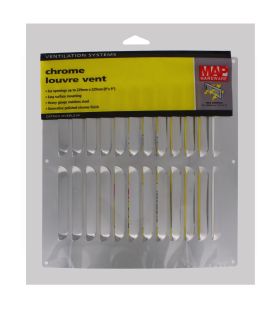 VENT LOUVERD STAINLESS STEEL 9"X9"