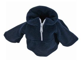 NAVY BLUE FLEECE  8IN CHEST TEDDY
