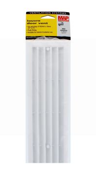 DOOR VENT LOUVRED PLASTIC