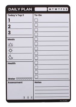 LARGE MAGNETIC DAILY PLANNER