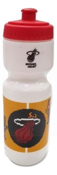 PLASTIC BOTTLE NBA MIAMI HEAT RED
