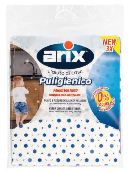 Arix Non-Woven Multi-Utility Cloth - Assorted Colours - Pack of 3