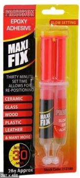 Avron Maxi Fix Slow Setting Precision Epoxy Adhesive - 28g