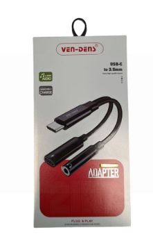Ven-Dens 2in1 USB-C to 3.5mm Adapter