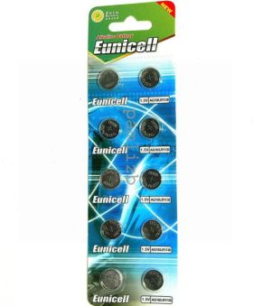 EUNICELL AG10 1.5V BATTERY - PACK OF 10