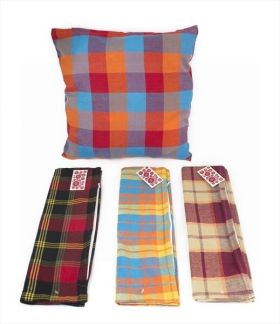 TARTAN CUSHION COVER (40X40cm)