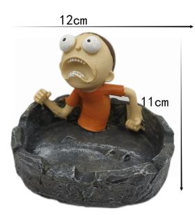 BIG EYE 3 RESIN ASHTRAY - 10 X 13CM