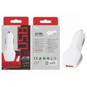 MTK USB Car Charger 2.4A - White
