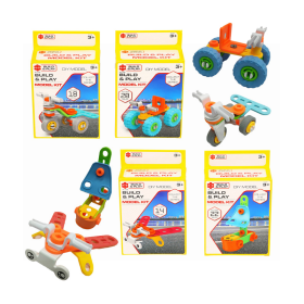 A TO Z BUILD & PLAY - DIY VEHICLE MODEL KIT - ASSORTED DESIGNS