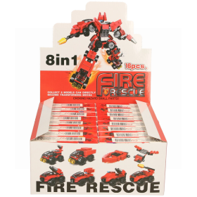 A TO Z FIRE RESCUE TRANSFORMER - ASSORTED DESIGNS