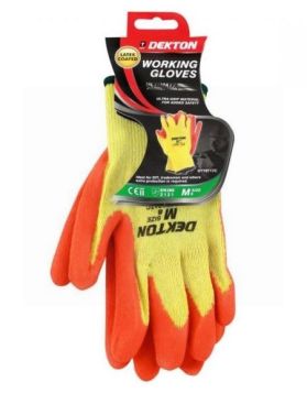 DEKTON LATEX COATED GLOVES ASST (SIZE MEDIUM)