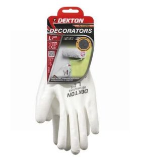 PU COATED DECORATORS GLOVES 9/L 