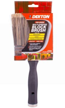 Dekton Pro Grade Multi-Purpose Block Brush - 4" x 1.5"