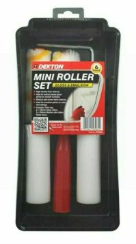 Dekton Gloss & Emulsion Mini Paint Roller Set - Pack of 6