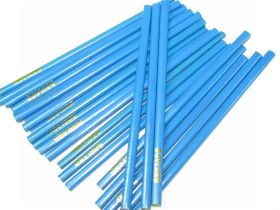 DOELAND CARPENTER PENCIL- BLUE 10IN TRADITIONAL OVAL