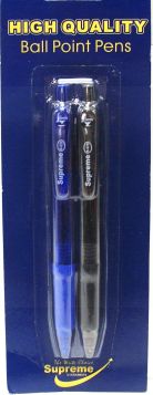 2PK BALL POINT PENS-BLACK & BLUE (288)