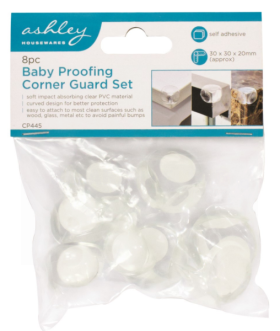 Ashley Baby Proofing Corner Guard Set - Pack of 8