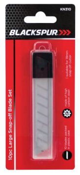 Blackspur Large Snap Off Blade Set - Pack of 10