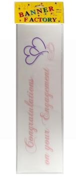 CONGRATULATIONS ON YOUR ENGAGEMENT BANNER 