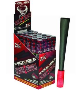 Cyclones Pre Rolled Cigar Cone - Blakk Widow - Pack Of 24 x 2