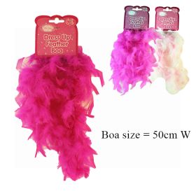 Dress Up For Girls - Toy Pink Boa - 50 Cm - 3 Assorted Colours