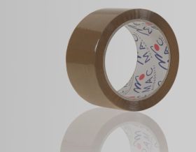 MAC AUTOADESIVI Brown Parcel Packing Tape - 2 Inch - 48Mm x 66M